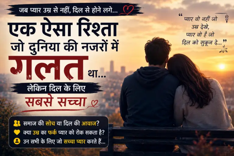 जब प्यार उम्र से नहीं, दिल से होने लगे