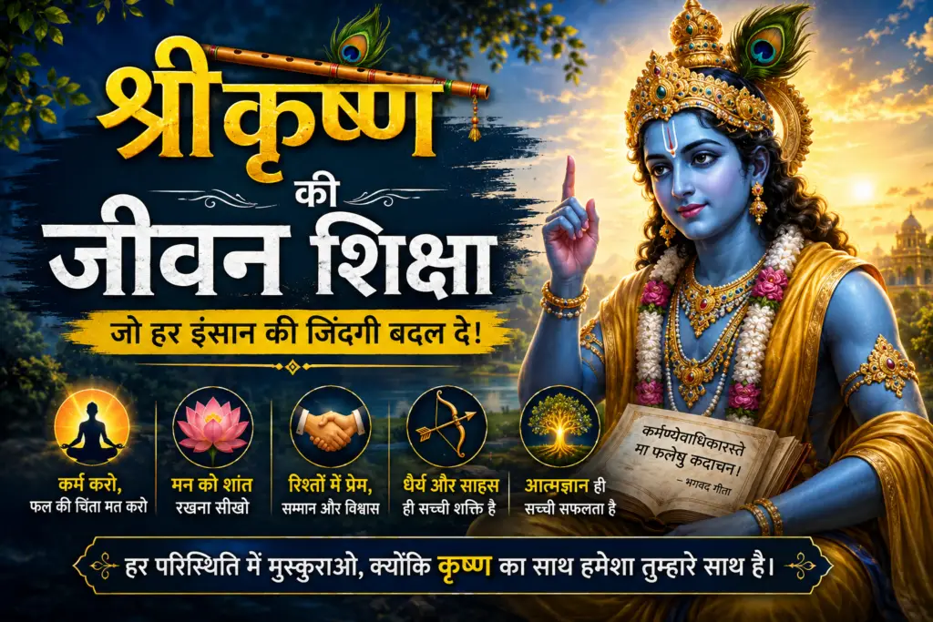 श्रीकृष्ण की जीवन शिक्षा 