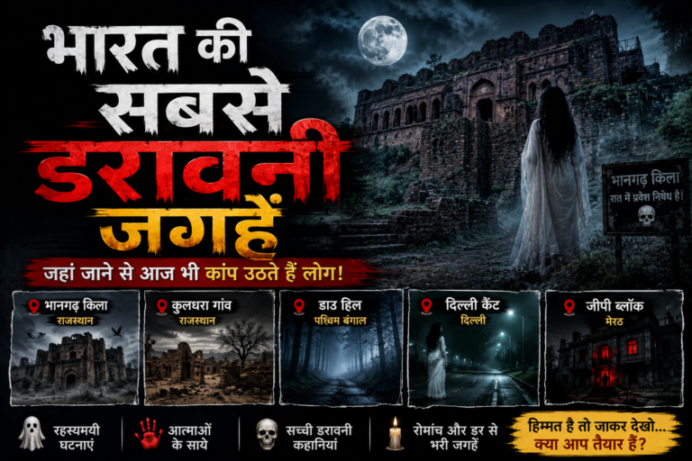 भारत की सबसे डरावनी जगहें