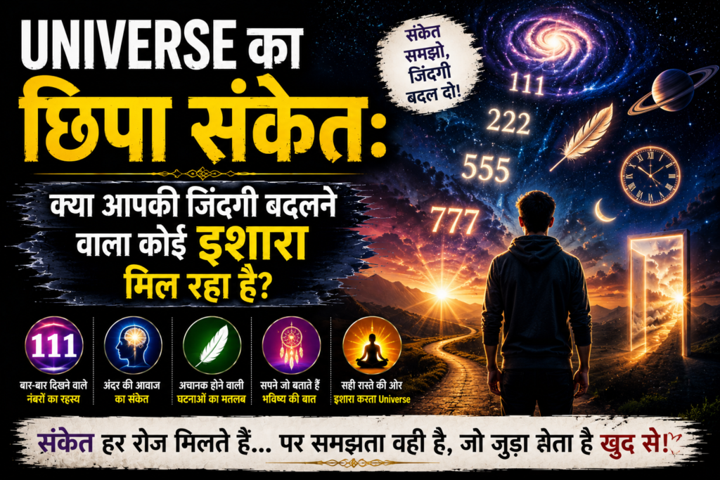 Universe का छिपा संकेत