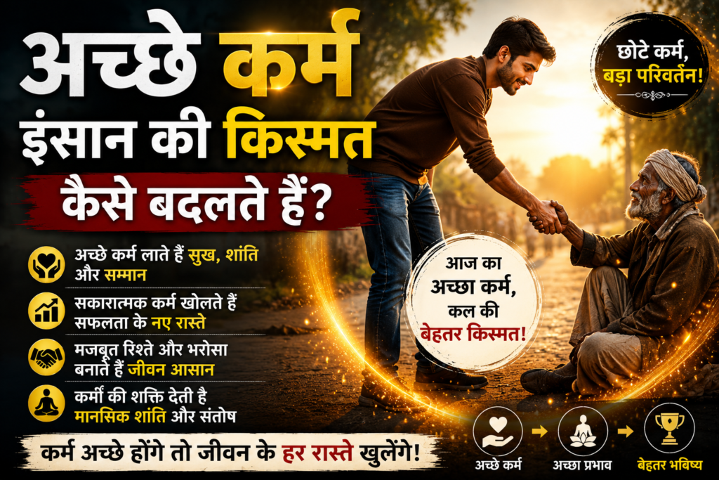 अच्छे कर्म का छिपा रहस्य