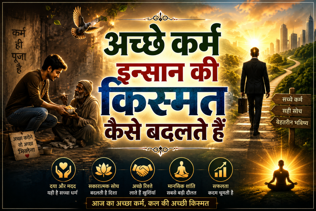 अच्छे कर्म
