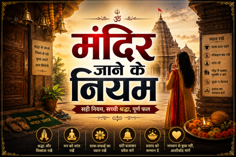 मंदिर का गुप्त नियम