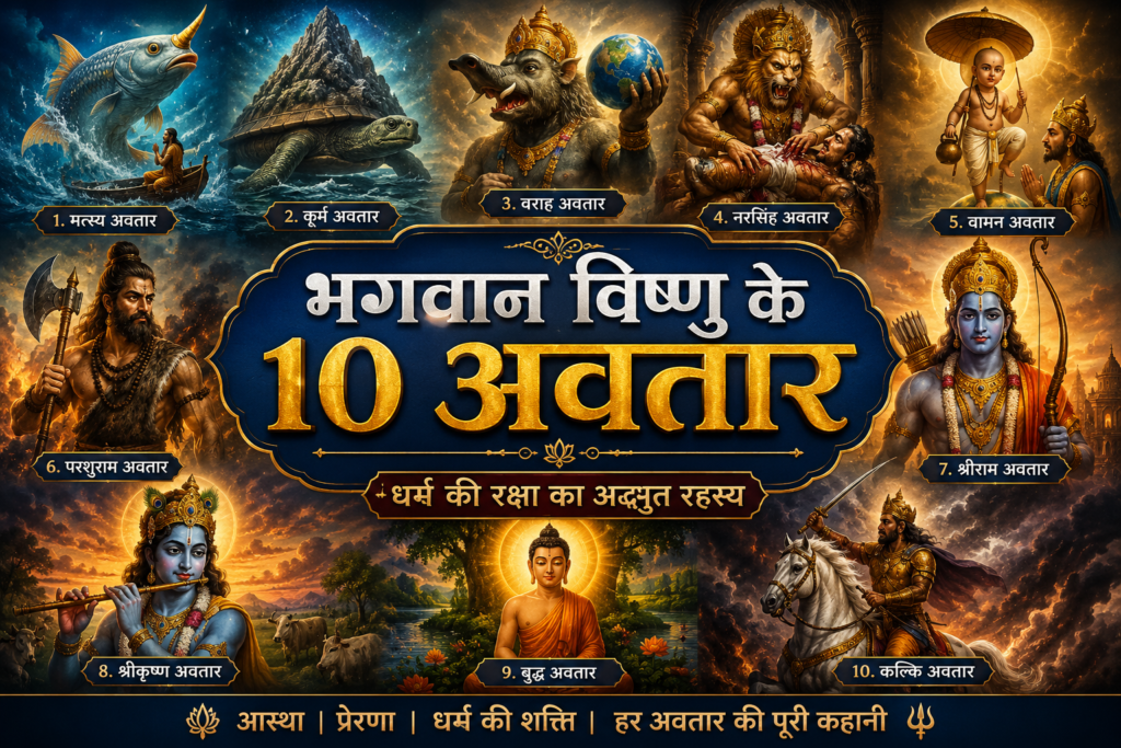 भगवान विष्णु के 10 अवतार