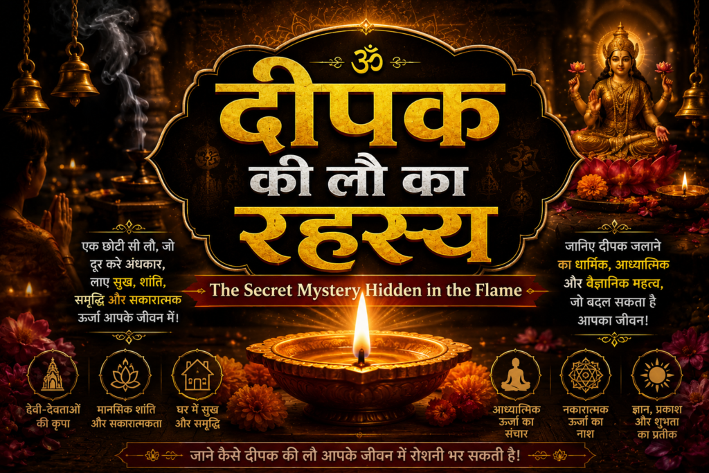 दीपक की लौ का रहस्य