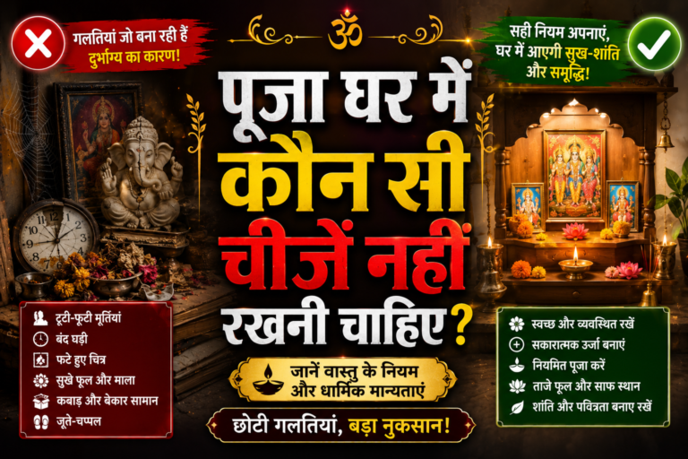 पूजा घर की डरावनी गलती