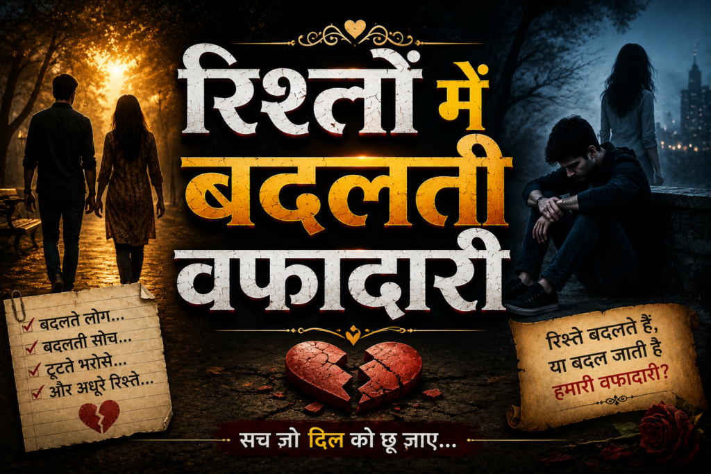 रिश्तों की खामोश दरार