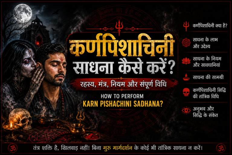 कर्णपिशाचिनी साधना कैसे करें?