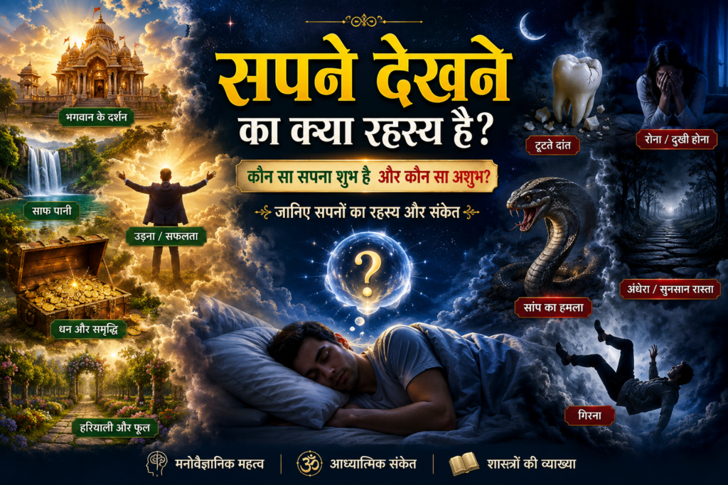 सपने देखने का रहस्य