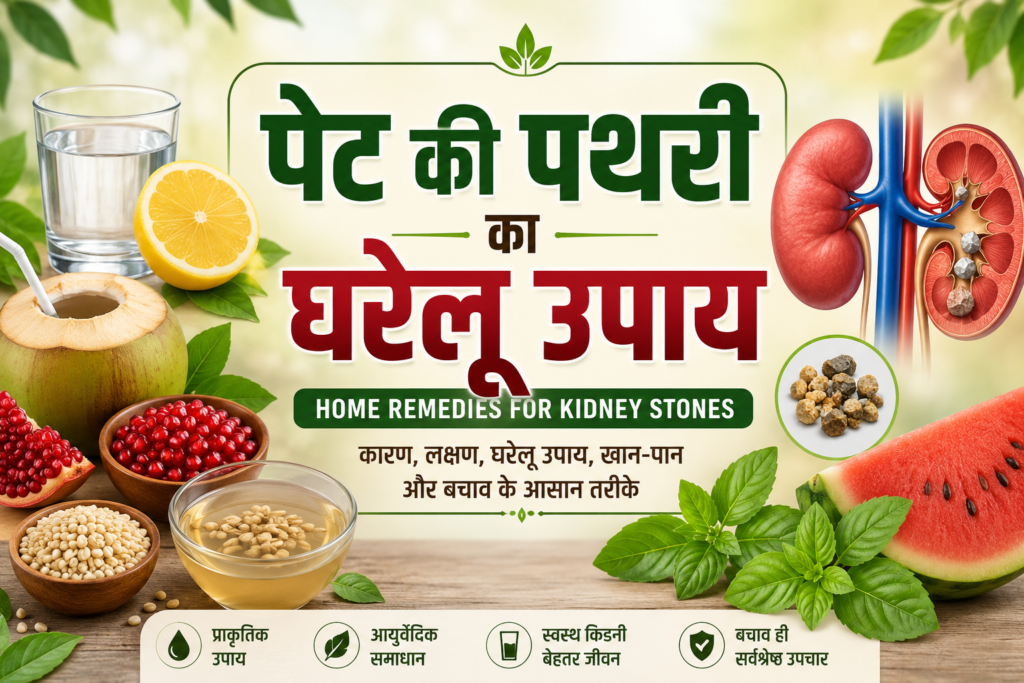 पेट की पथरी का घरेलू उपाय