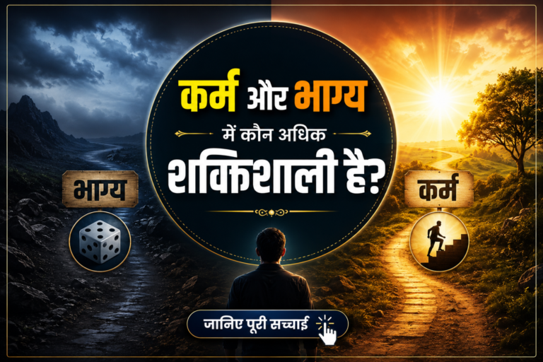 कर्म और भाग्य में कौन अधिक शक्तिशाली है – प्रेरणादायक हिंदी लेख