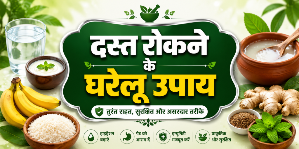 दस्त रोकने के घरेलू उपाय
