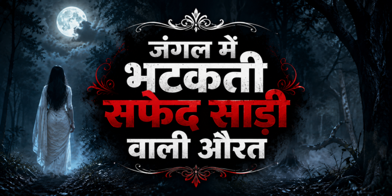 जंगल में भटकती सफेद साड़ी वाली औरत
