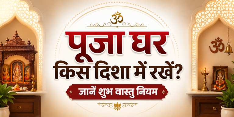 पूजा घर किस दिशा में होना चाहिए वास्तु के अनुसार